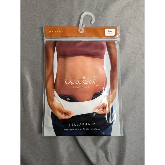 Isabel Maternity Bellaband Maternity Support Belt White S/M - Picture 5 of 6